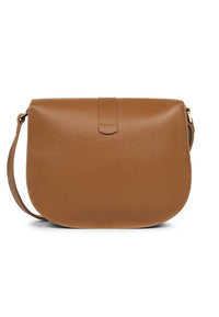 FOULONNE DOUBLE HOOK grained leather shoulder bag